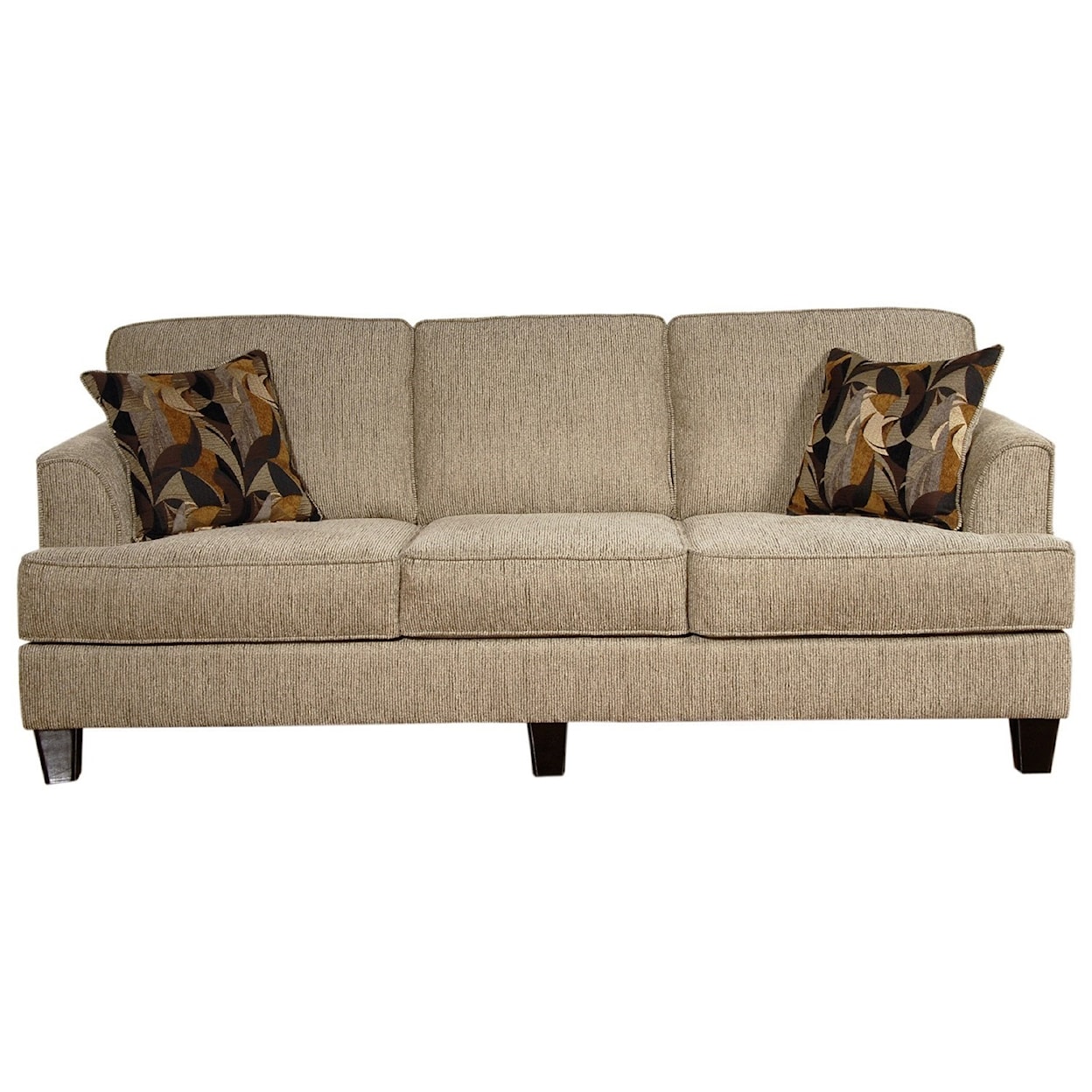 Serta Upholstery by Hughes Furniture 5600 Contemporary Sofa