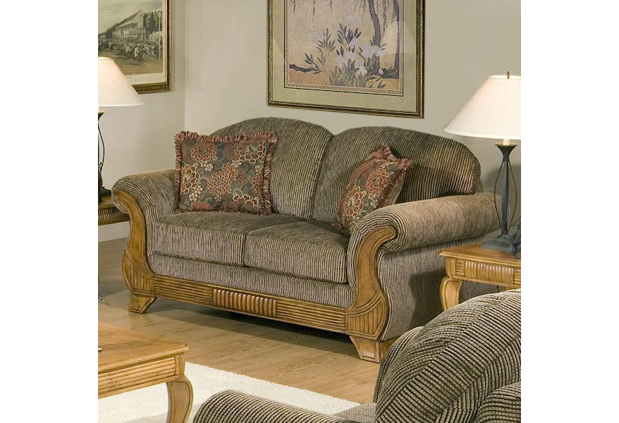 7400  Loveseat by Serta Upholstery by Hughes Furniture at Rooms for Less