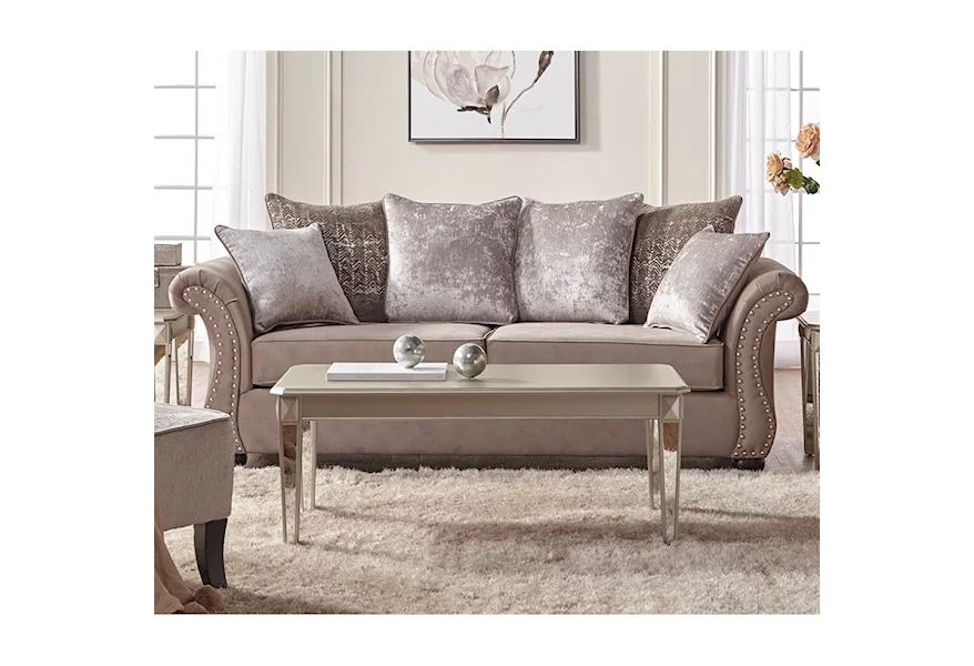 7500 Stationary Sofa by Serta Upholstery by Hughes Furniture at Rooms for Less