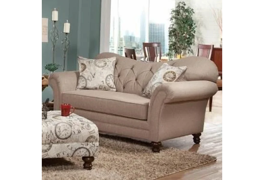 8750 Loveseat by Serta Upholstery by Hughes Furniture at Rooms for Less