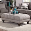 Serta Upholstery by Hughes Furniture 8750 Traditional Ottoman