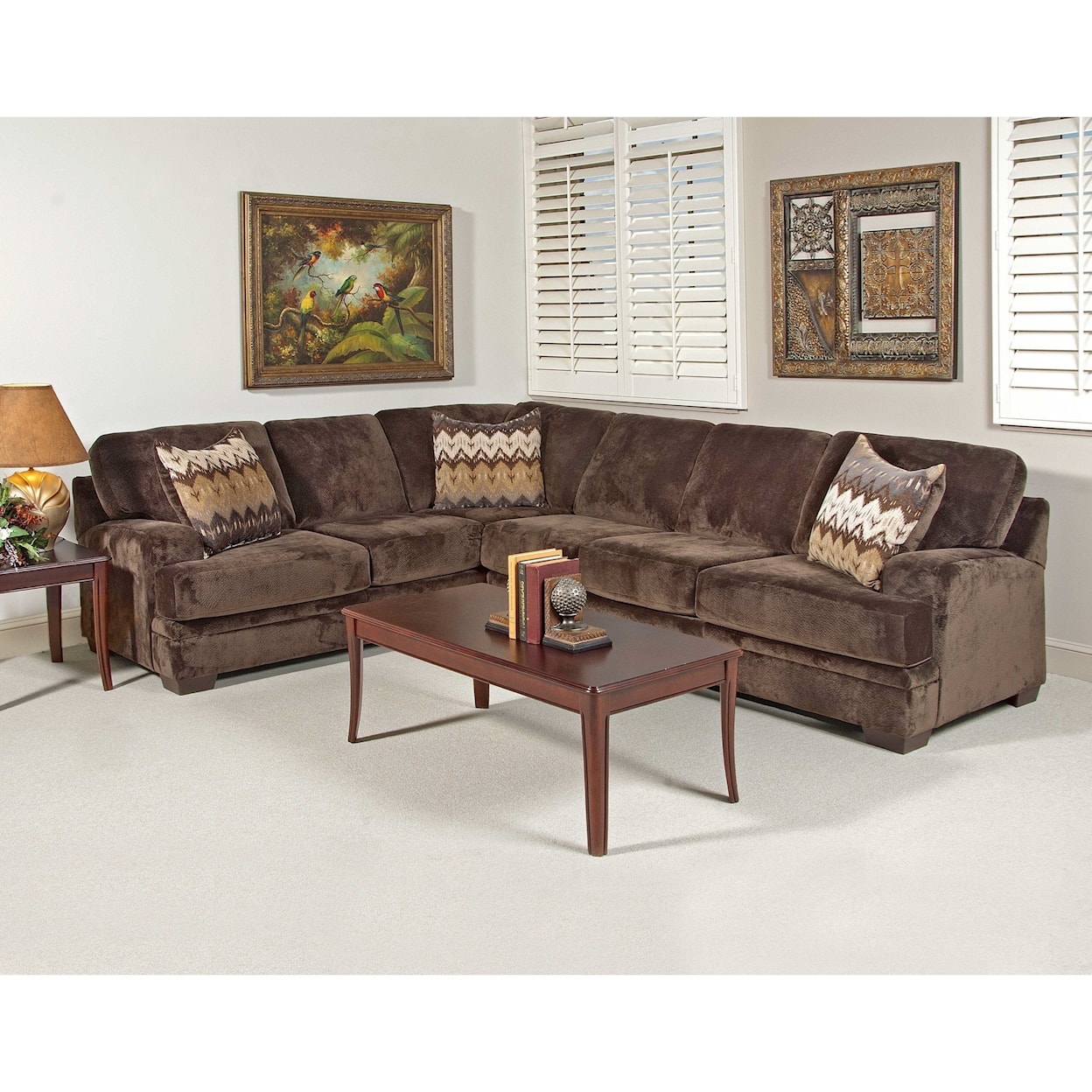 Serta Upholstery by Hughes Furniture 8800 Casual Sectional