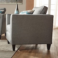 Contemporary Upholstered Chair with Accent Welt