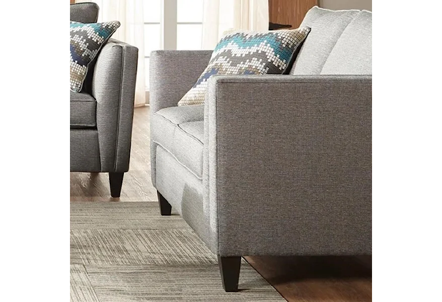9300 Stationary Loveseat by Serta Upholstery by Hughes Furniture at Rooms for Less