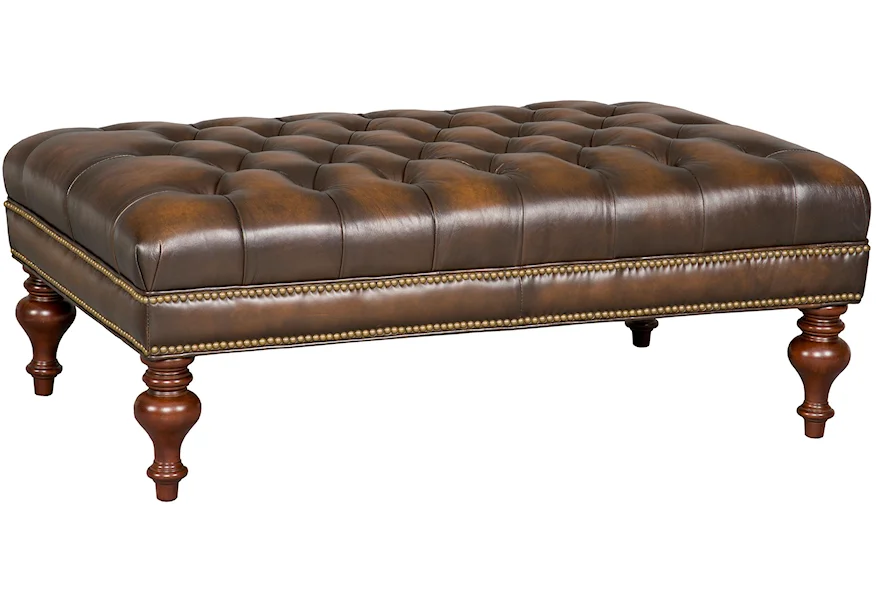 Accent Ottomans Cocktail Ottoman by Hooker Furniture at Miller Waldrop Furniture and Decor