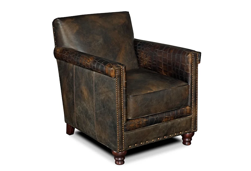 Club Chairs Potter Upholstered Club Chair by Hooker Furniture at Zak's Home