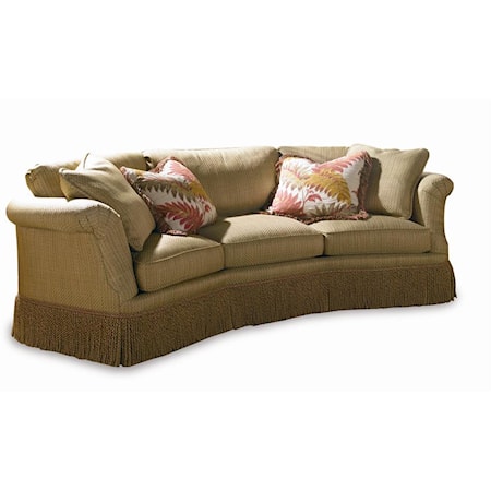 Conversation Sofa with Loose Cushion Back