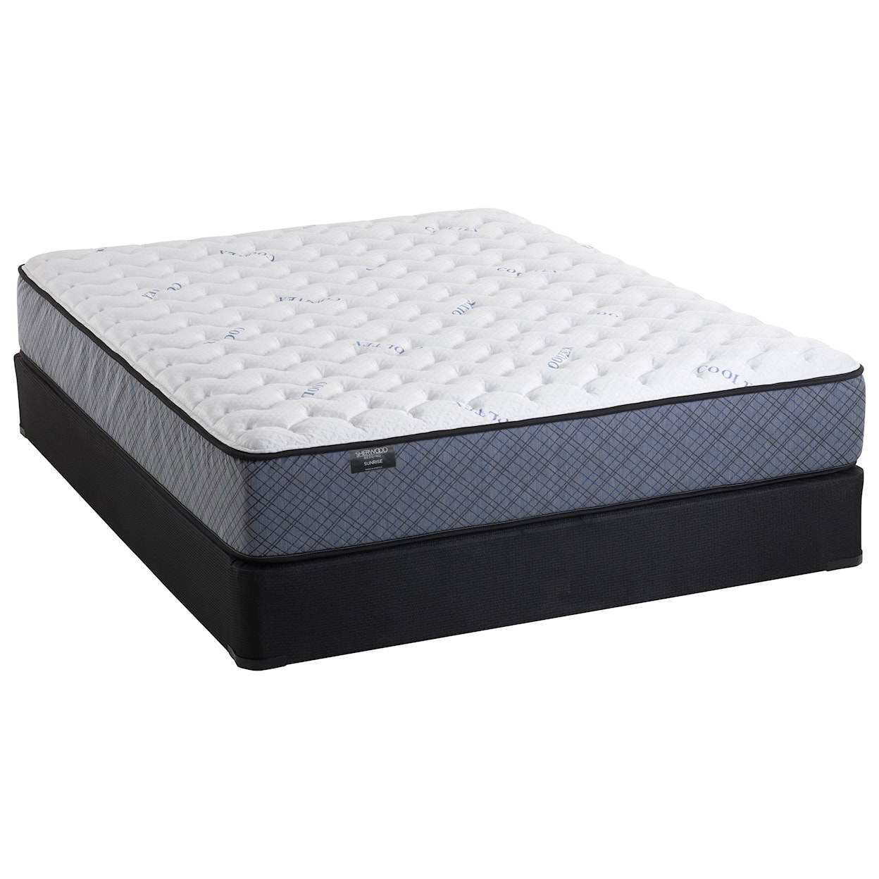 Sherwood Bedding Sunrise II Plush Queen Plush Innerspring Mattress Set