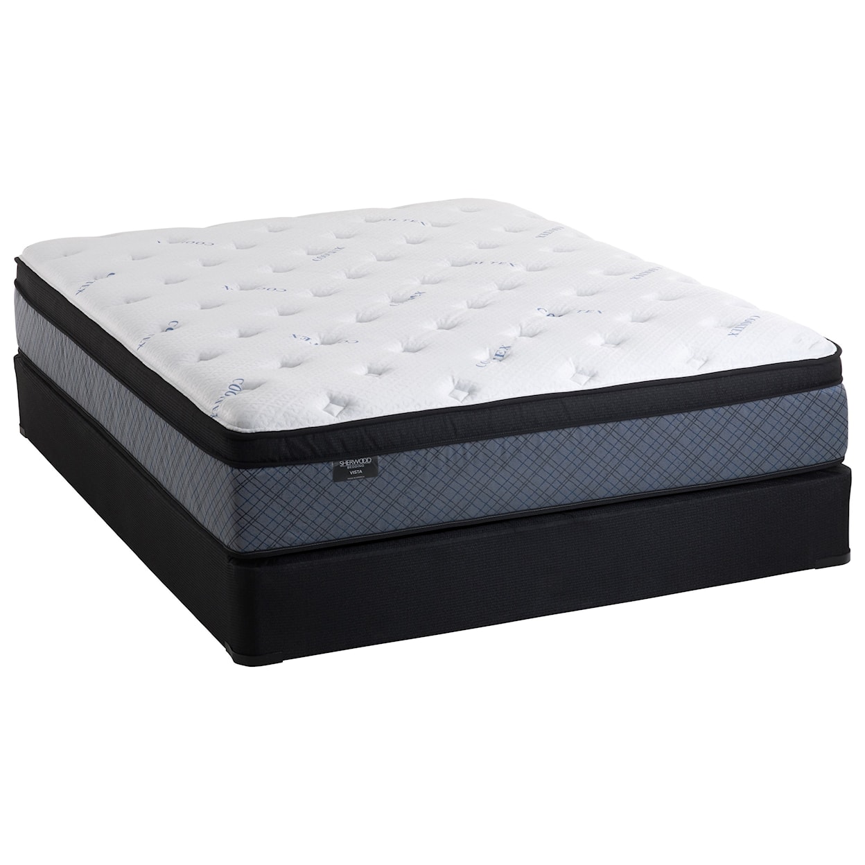 Sherwood Bedding Vista II Euro Top Full Euro Top Mattress Set