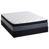 Full Pillow Top Encased Coil Mattress and 9" Orthopedic Foundation