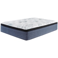 King 17" Medium Plush Euro Top Mattress and Adjustable Head Base