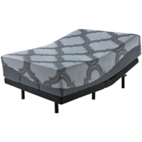 King 14" Plush Hybrid Mattress and Good Adjustable Base