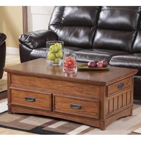 Rect Storage Lift-Top Cocktail Table