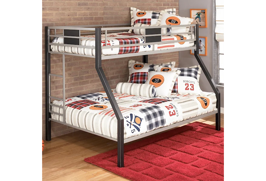 Dinsmore Twin Over Full Bunk Bed by Signature Design by Ashley Furniture at Sam's Appliance & Furniture