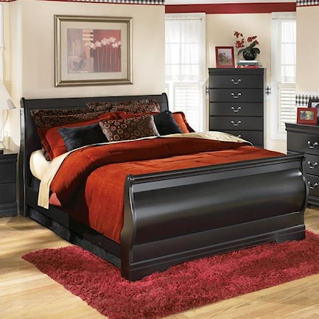 King Sleigh Bed