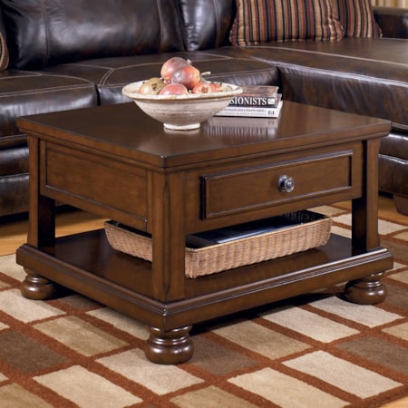 Rectangular Lift Top Cocktail Table