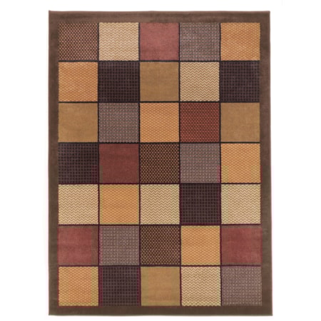 Patchwork - Brown Rug