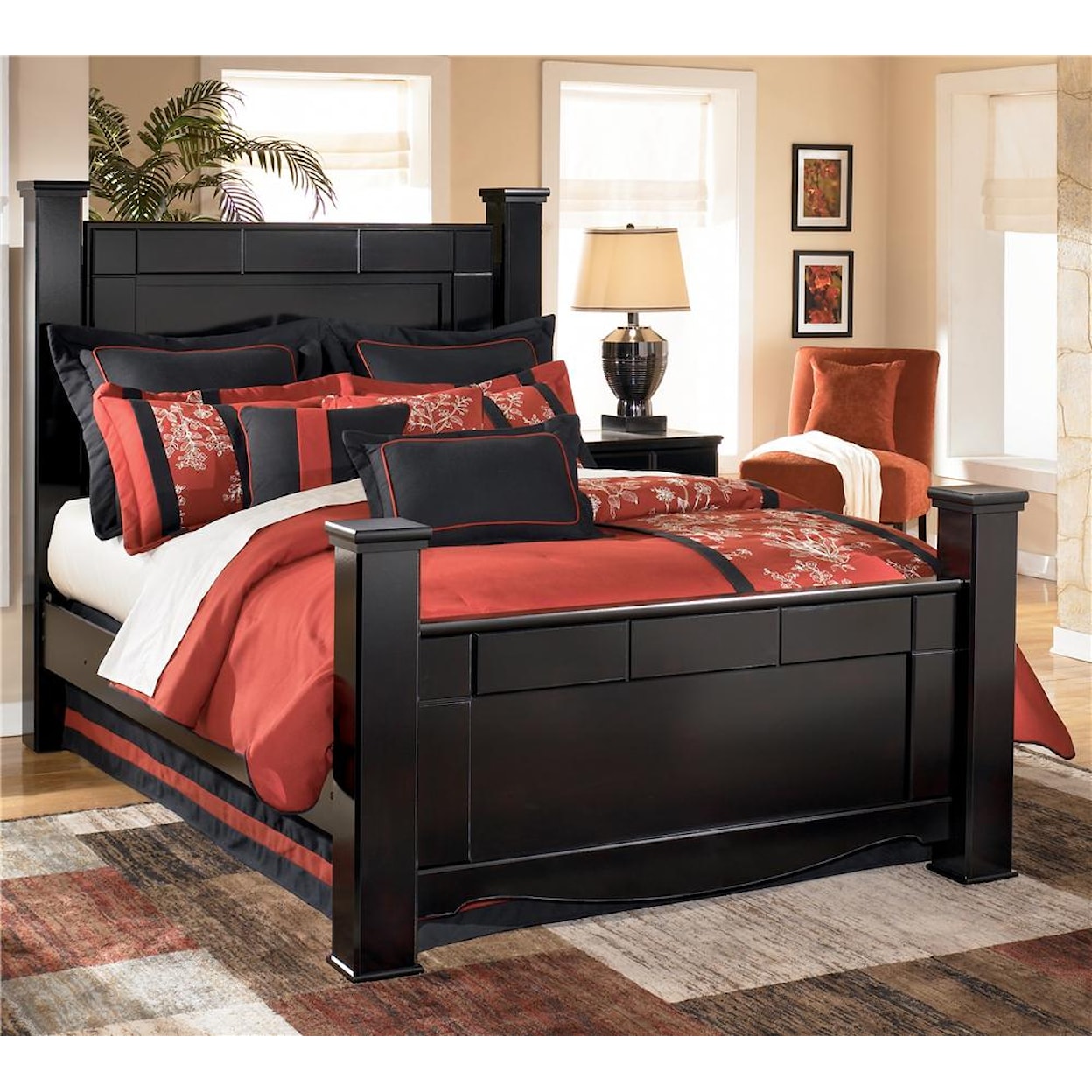 Ashley Furniture Signature Design Shay B271 King Poster Bed