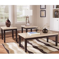 Contemporary 3-in-1 Pack Occasional Table Set