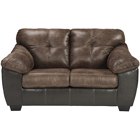 Contemporary Stationary Love Seat