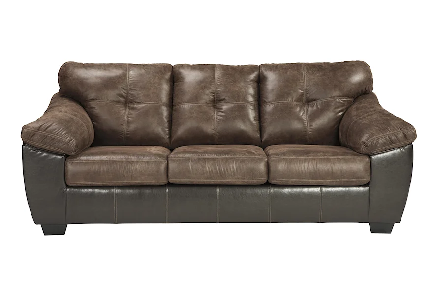 Gregale - 2 Tone Contemporary Stationary Sofa by Signature Design by Ashley at Westrich Furniture & Appliances