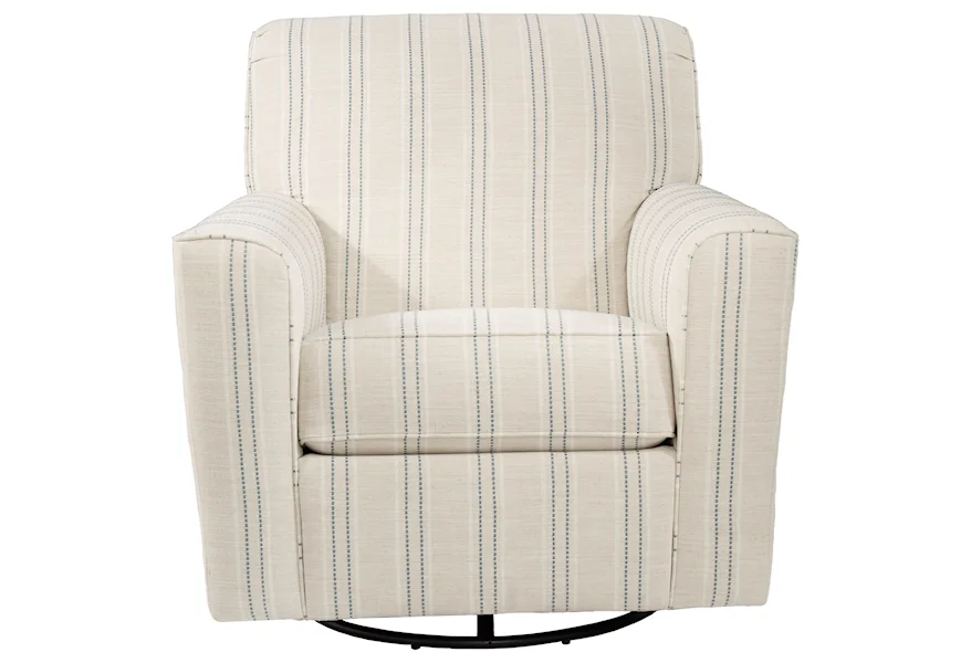 Alandari Swivel Glider Accent Chair at Furniture and More