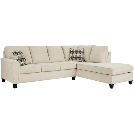 2-Piece Sectional w/ Chaise and Sleeper