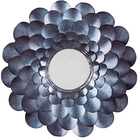 Deunoro Blue Accent Mirror