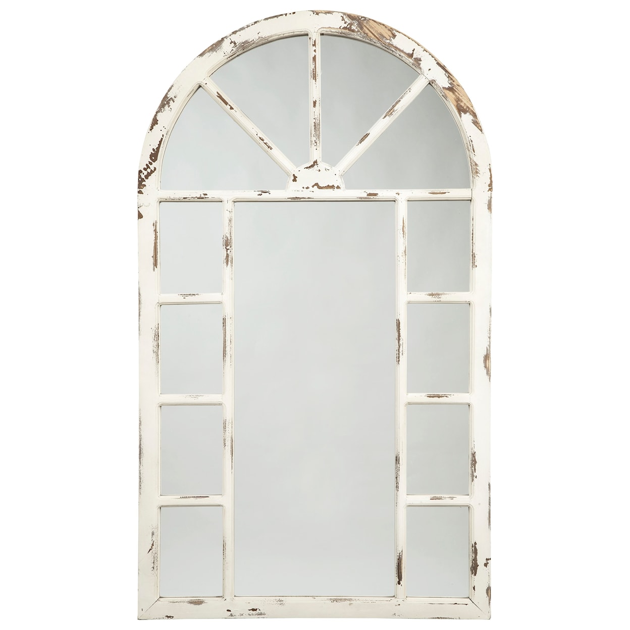 Signature Design Accent Mirrors Divakar Antique White Accent Mirror