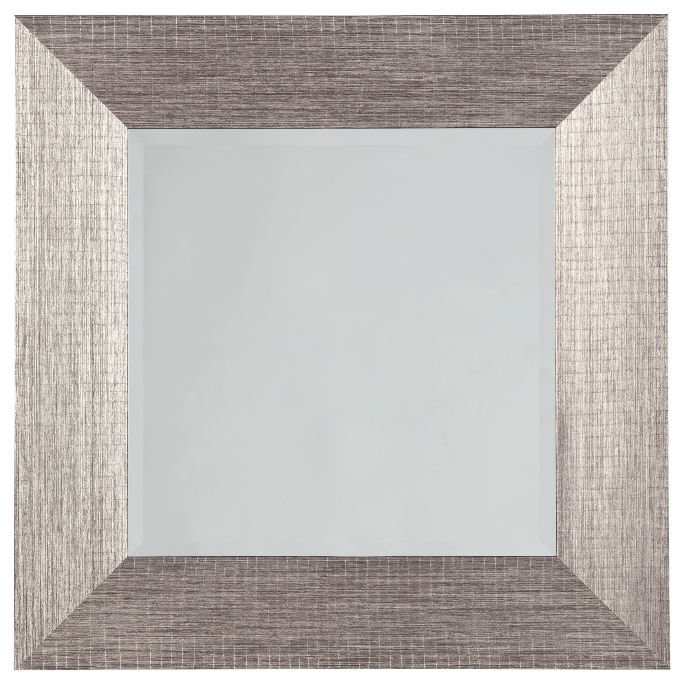 Duka Silver Finish Accent Mirror