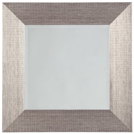 Duka Silver Finish Accent Mirror