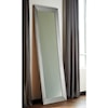 Ashley Furniture Signature Design Accent Mirrors Duka Silver Finish Accent Mirror