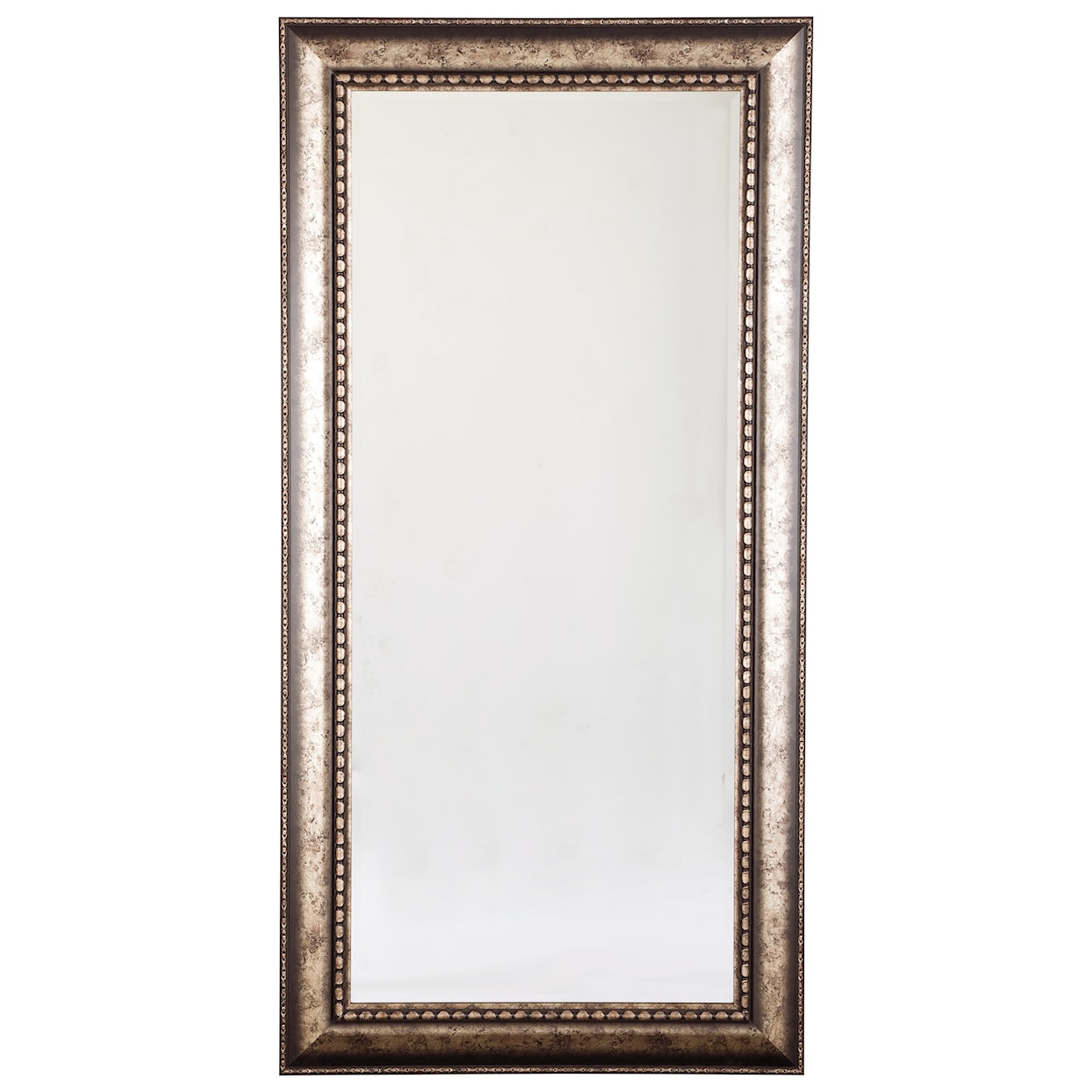Signature Design by Ashley Accent Mirrors Dulal Antique Silver Finish Accent Mirror