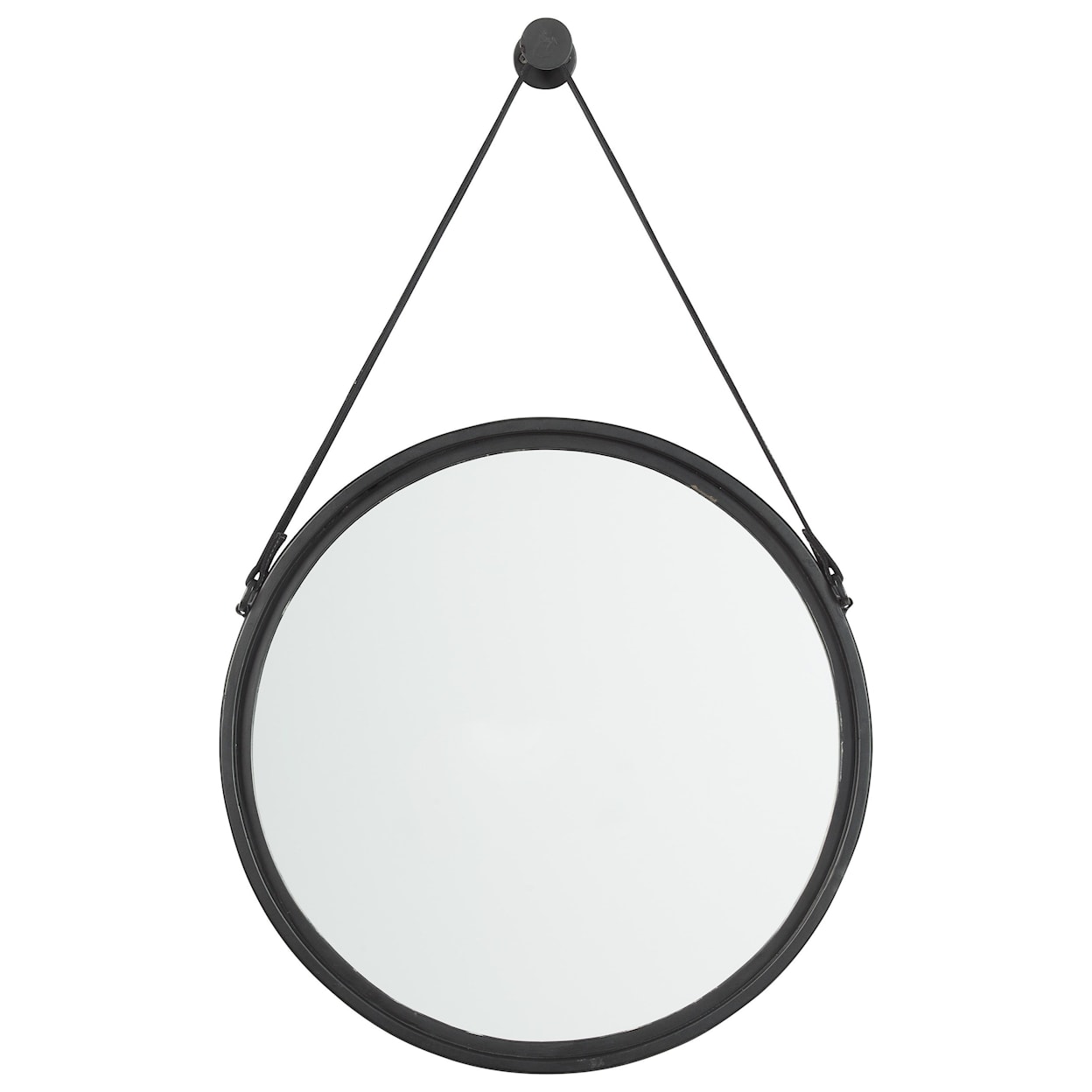 Ashley Furniture Signature Design Accent Mirrors Dusan Black Accent Mirror