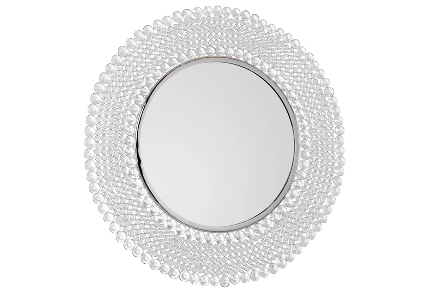 Accent Mirrors Marly Clear/Silver Finish Accent Mirror by Signature Design by Ashley at A1 Furniture & Mattress