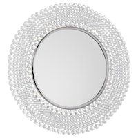 Marly Clear/Silver Finish Accent Mirror