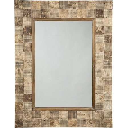 Ivanna Brown Accent Mirror