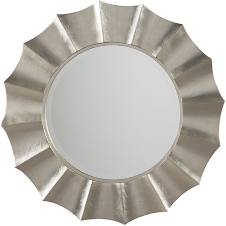 Elsley Silver Finish Accent Mirror