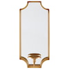 Trendz Accent Mirrors Dumi Gold Finish Wall Sconce