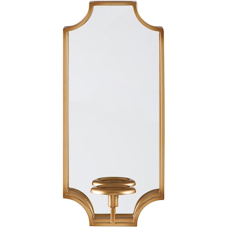 Dumi Gold Finish Wall Sconce/Mirror