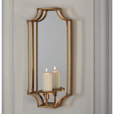 Dumi Gold Finish Wall Sconce