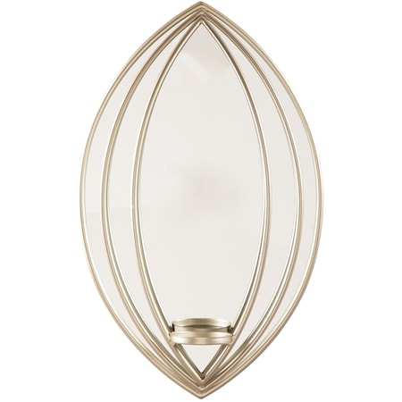 Donnica Silver Finish Wall Sconce