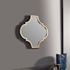 Signature Design Accent Mirrors Callie Gold Finish Accent Mirror