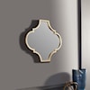 Ashley Furniture Signature Design Accent Mirrors Callie Gold Finish Accent Mirror