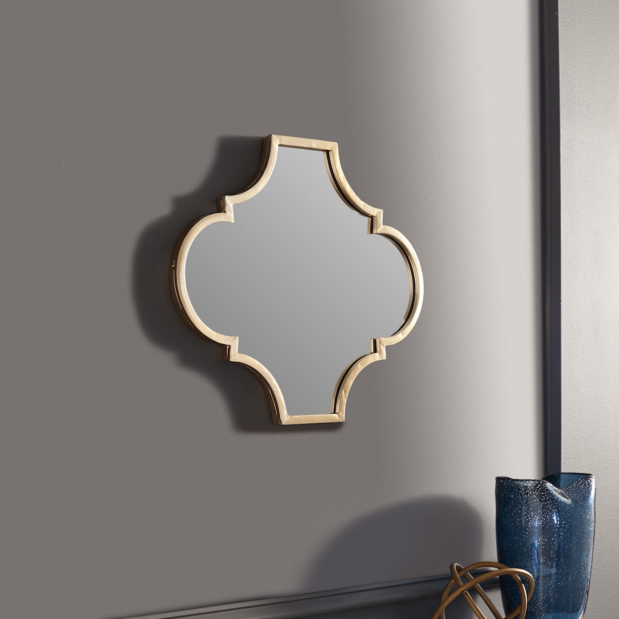 Michael Alan Select Accent Mirrors Callie Gold Finish Accent Mirror