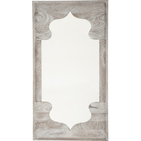 Bautista Antique Gray Accent Mirror
