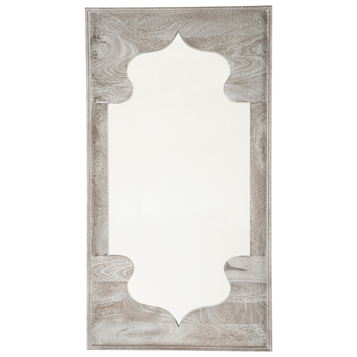 Signature Design by Ashley Accent Mirrors Bautista Antique Gray Accent Mirror