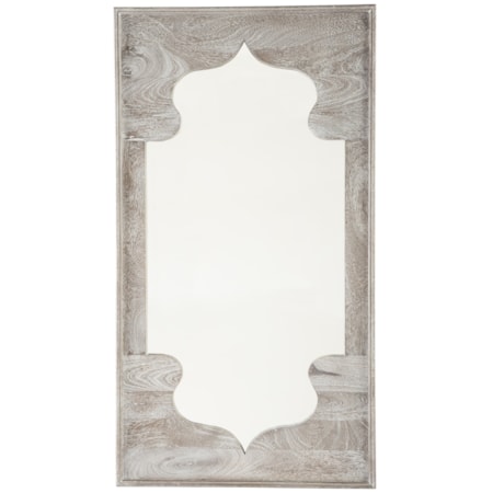 Bautista Antique Gray Accent Mirror