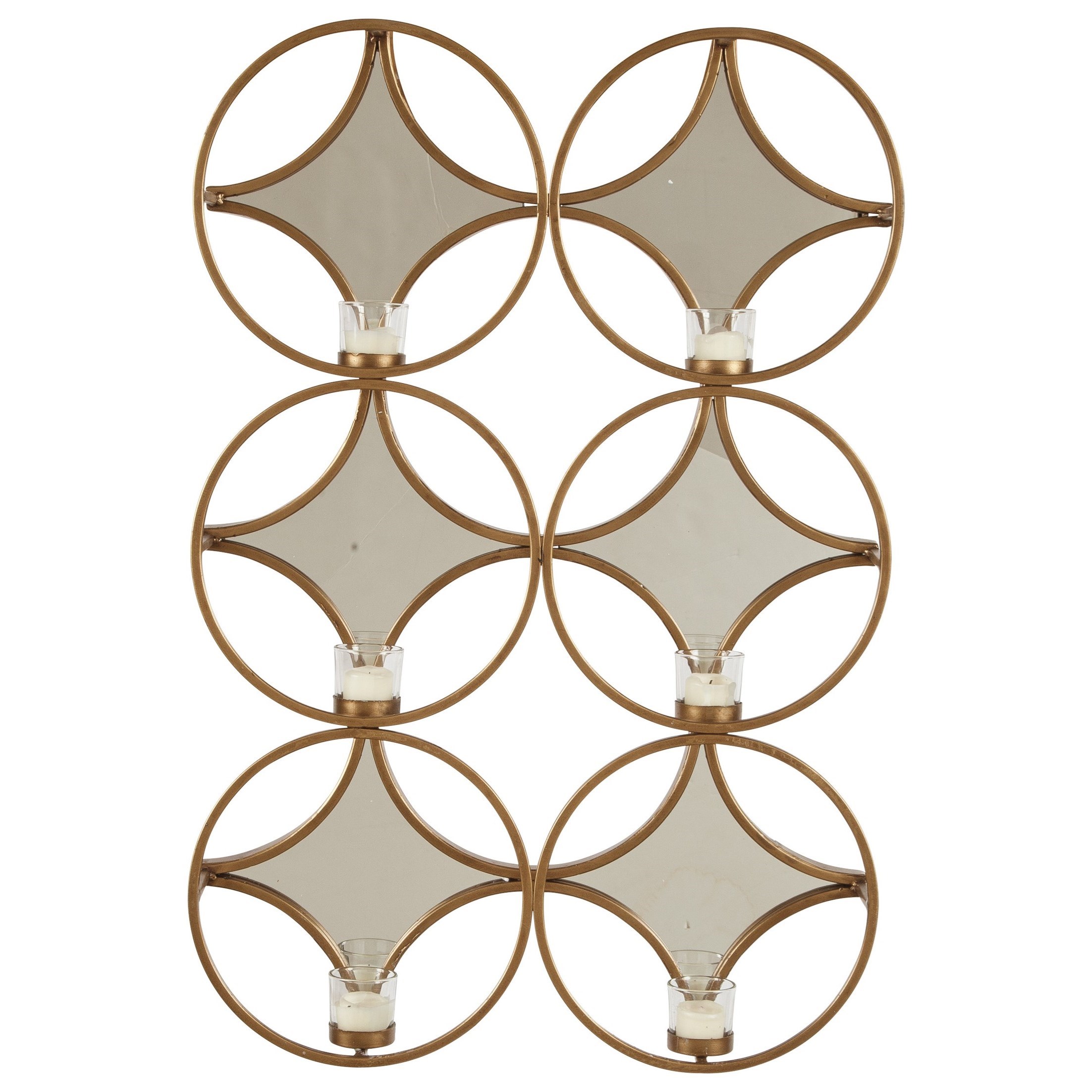 Emilia Gold Finish Wall Sconce