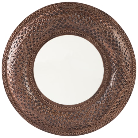 Elikapeka Antique Brown Accent Mirror